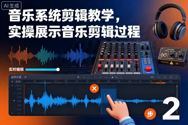 【精】音乐系统剪辑教学，实操展示音乐剪辑过程