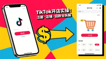【精】TikTok从开店到投流的进阶课，从基础实操到高阶技巧一网打尽