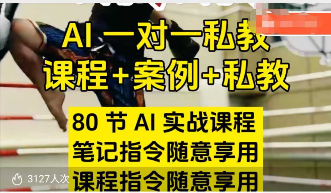 【精】AI指令实战课,课程+案例,80节AI实战课程,笔记指令随意享用,课程指令随意享用(更新7月)