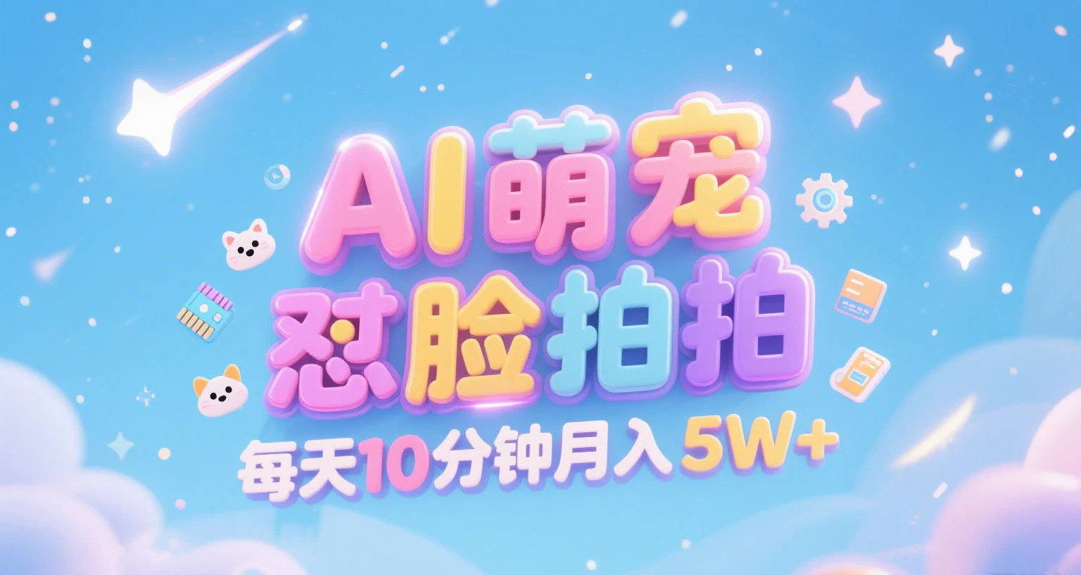 【精】AI萌宠怼脸拍 萌宠赛道 精准高客单 每天十分钟 附提示词文案库 代替做素材 卖提示词 卖虚拟资料 卖宠物产品 做宠物私人定制产品 带徒弟 带陪跑 卖课 创作者分成 月入5W+