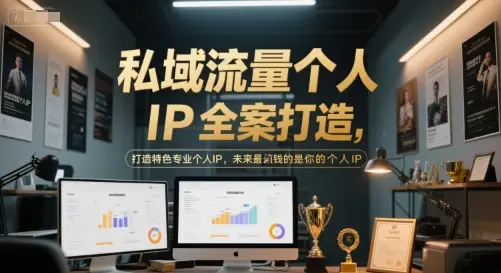 私域流量个人IP全案打造，打造特色专业个人IP，未来最值钱的是你的个人IP