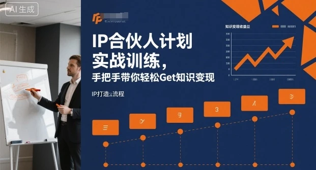 【精】IP合伙人计划实战训练，手把手带你轻松Get知识变现